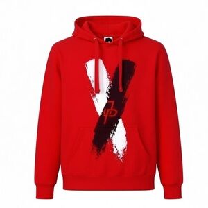 JAKE PAUL | Unisex Size Small Pinkish Red Hooded Sweatshirt